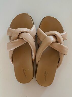 Comfort Knot Slide Sandals - Blush